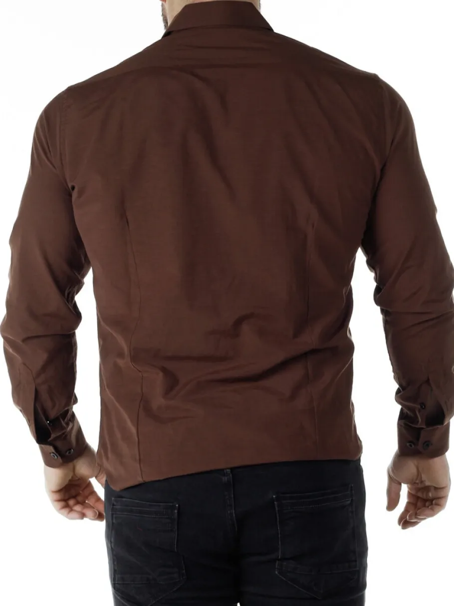 obsess_skjorte__brun_3.webp Obsess Skjorte - Brun^Rusty Neal Sale