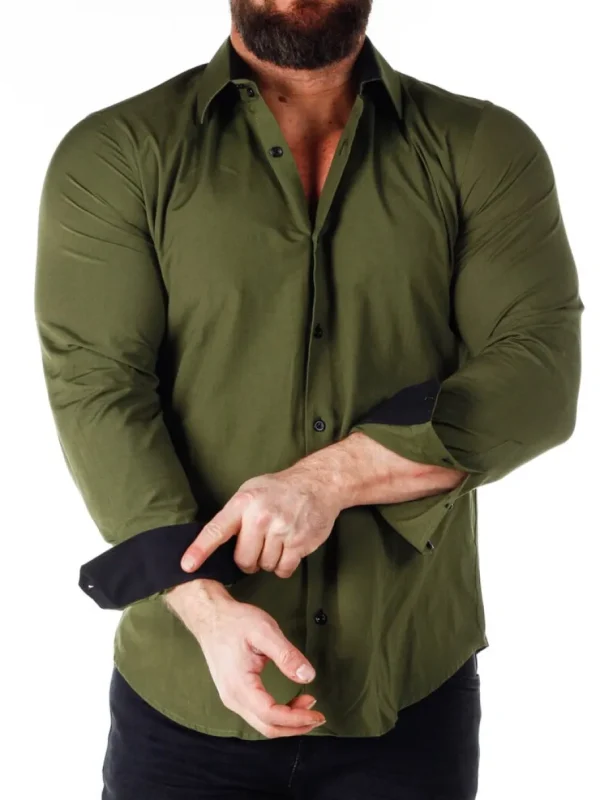Obsess Skjorte - Khaki^Rusty Neal Outlet