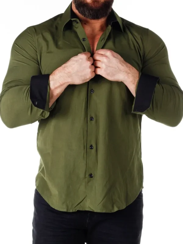 Obsess Skjorte - Khaki^Rusty Neal Outlet