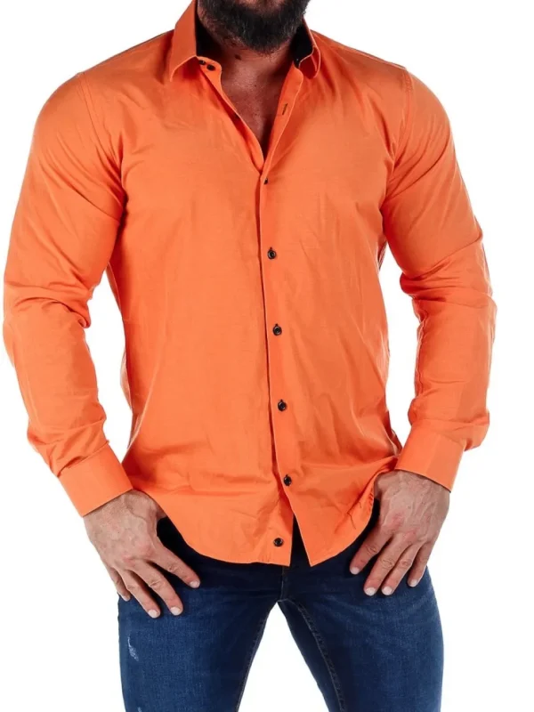 Obsess Skjorte - Orange^Rusty Neal Online