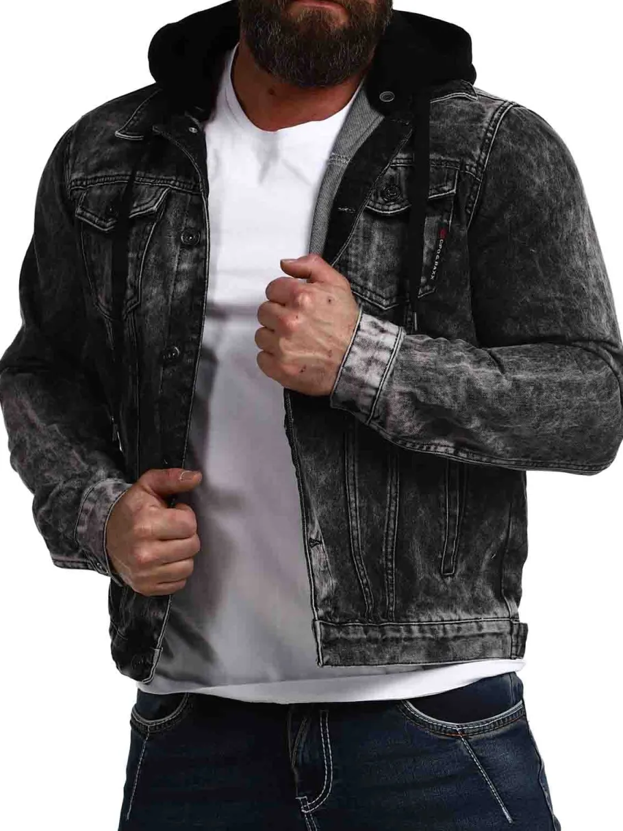 orson_cipo__baxx_jeansjak_2.webp Orson Jeansjakke - Sort^Cipo & Baxx Sale