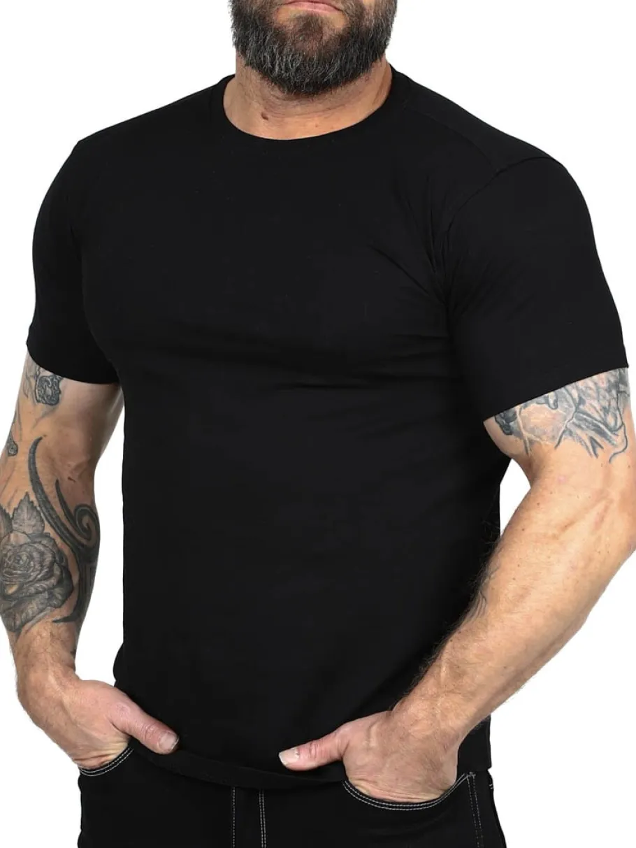pak_rd_basic_tshirt__sort_1.webp 6-pak RD Basic T-shirt - Sort^Rockdenim Clearance