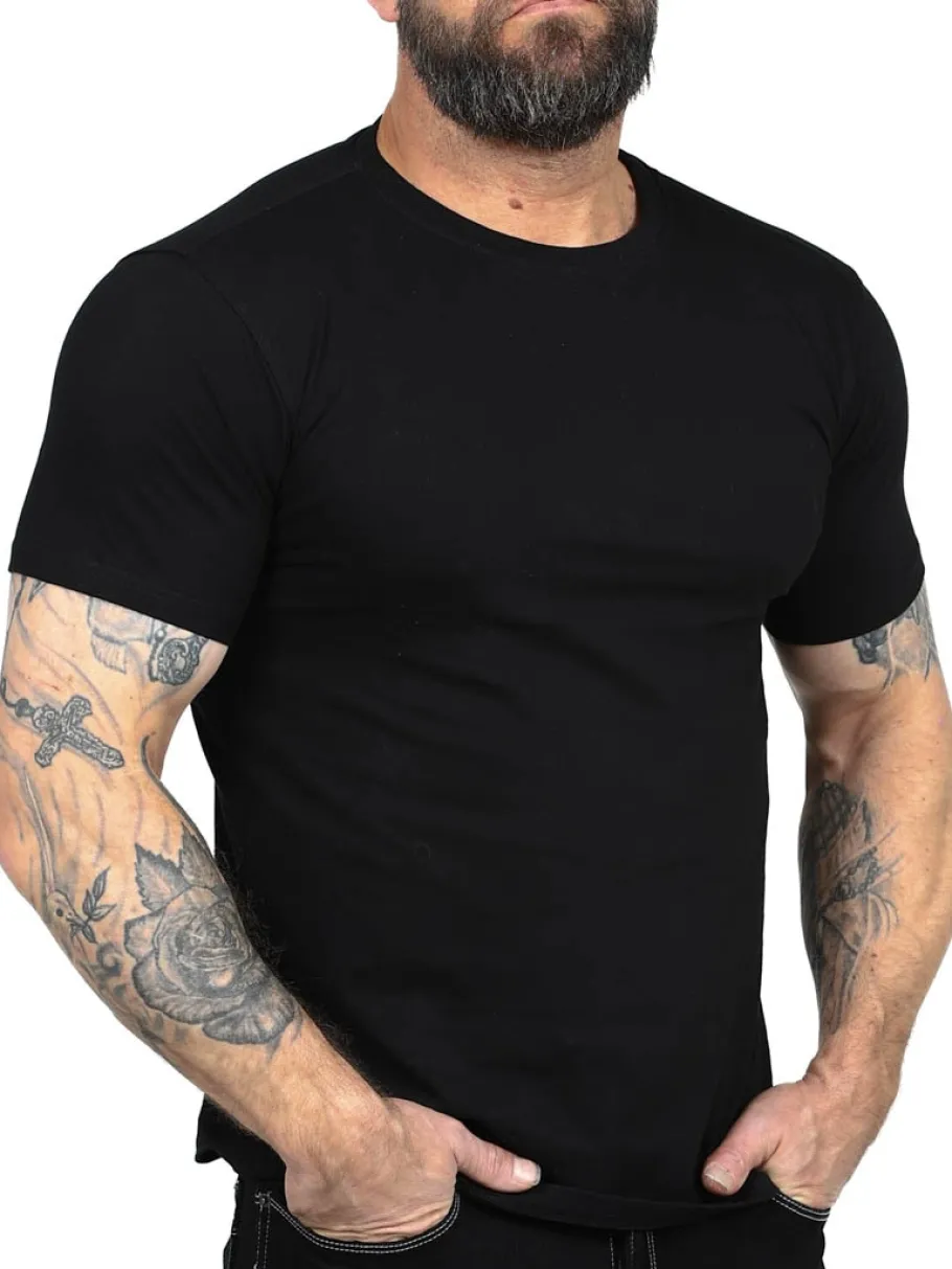 pak_rd_basic_tshirt__sort_2.webp 6-pak RD Basic T-shirt - Sort^Rockdenim Clearance