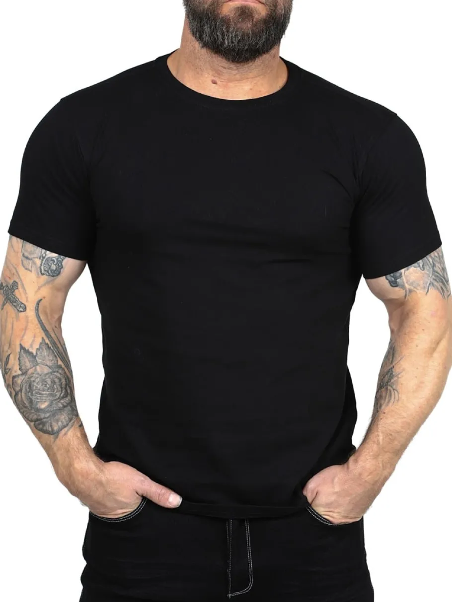 pak_rd_basic_tshirt__sort_3.webp 6-pak RD Basic T-shirt - Sort^Rockdenim Clearance