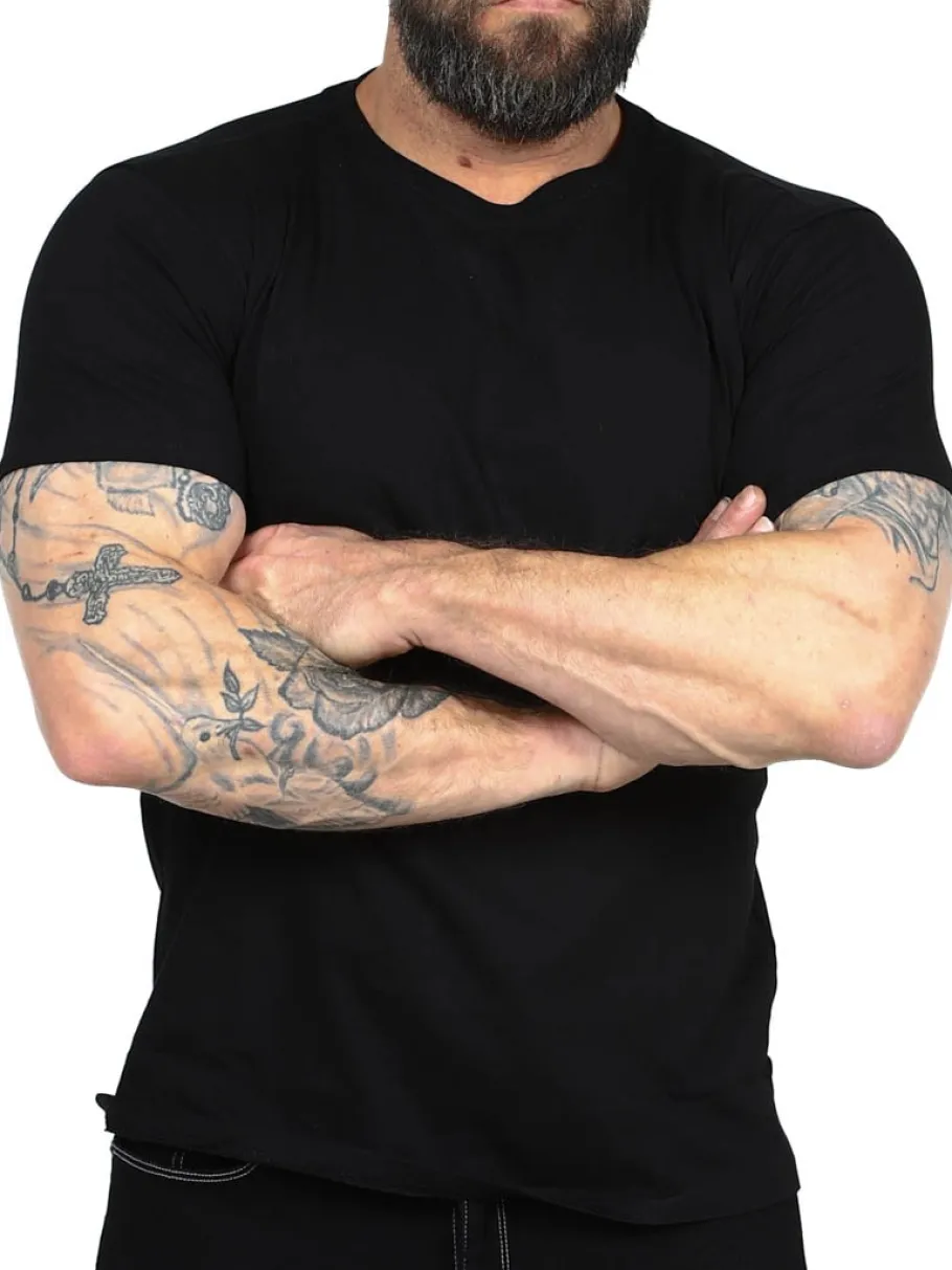 pak_rd_basic_tshirt__sort_4.webp 6-pak RD Basic T-shirt - Sort^Rockdenim Clearance