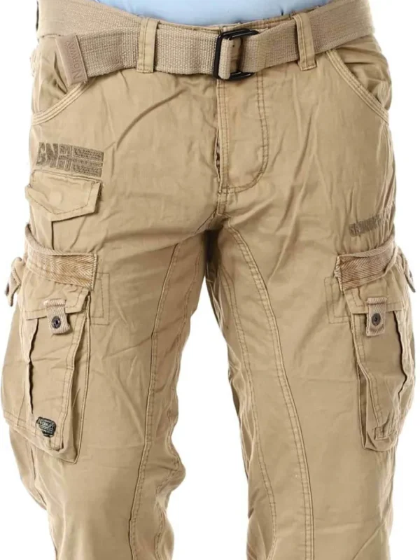 Panoramique Geo Norway 3/4 Shorts - Beige^Geographical Norway Fashion
