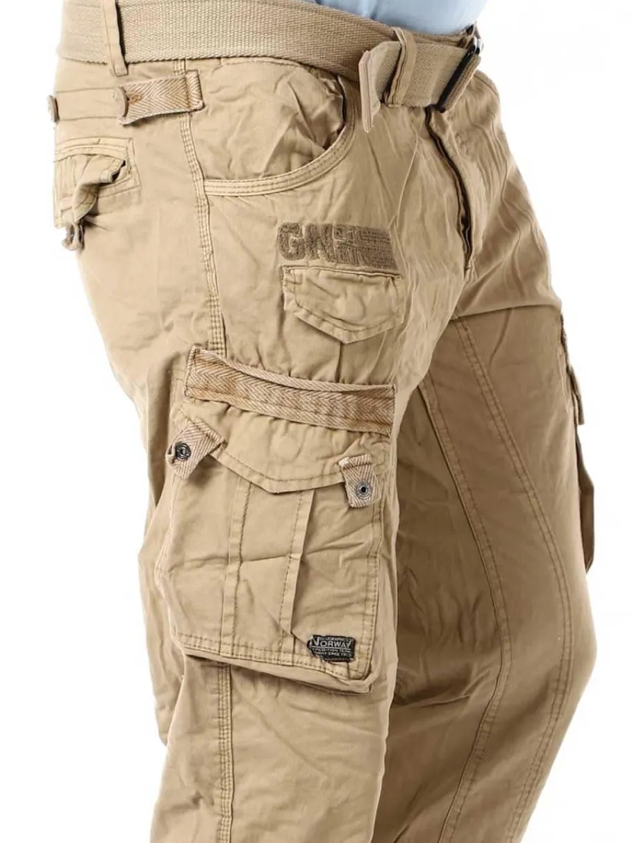 panoramique_geo_norway__s_3.webp Panoramique Geo Norway 3/4 Shorts - Beige^Geographical Norway Fashion