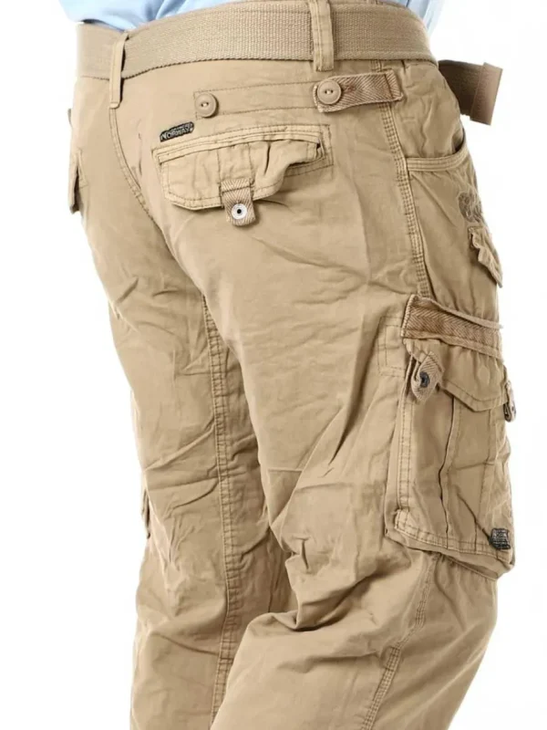 Panoramique Geo Norway 3/4 Shorts - Beige^Geographical Norway Fashion