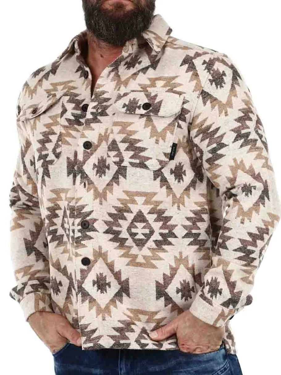 pedron_indicode_overshirt_4.webp Pedron Overshirt - Beige^Indicode Clearance