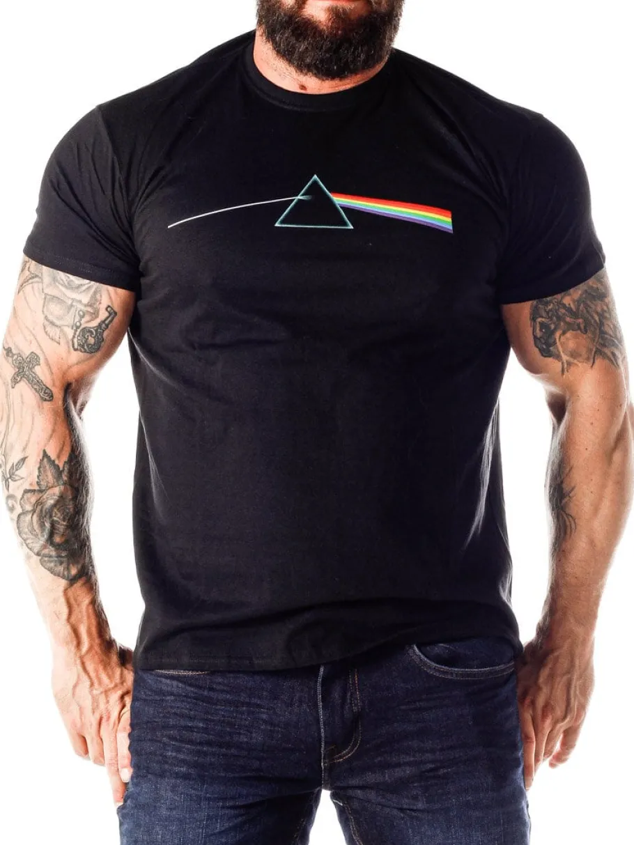 pink_floyd_dark_side_of_t_0.webp Pink Floyd Dark Side Of The Moon T-shirt - Sort^Urban Classic Fashion