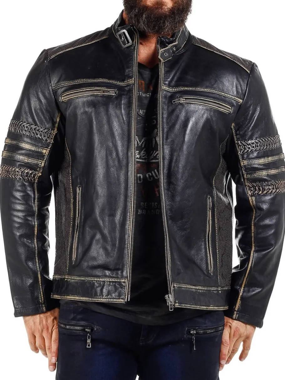 power_rider_skindjakke__s_5.webp Power Rider Skindjakke - Sort^RockDenim Best