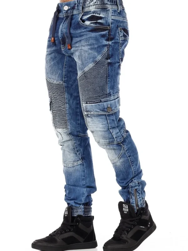 Python Cipo Baxx Joggjeans - Blå^Cipo & Baxx Clearance