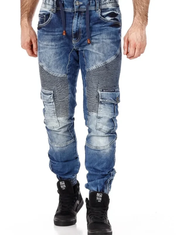 Python Cipo Baxx Joggjeans - Blå^Cipo & Baxx Clearance