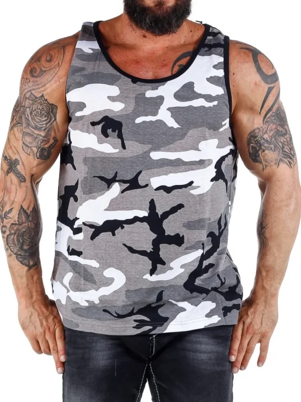 Rambone Top - Hvid/Sort^Brandit Fashion