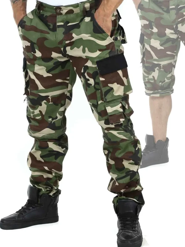 RD 2 In 1 Bukser/Shorts - Camo^Rockdenim Online