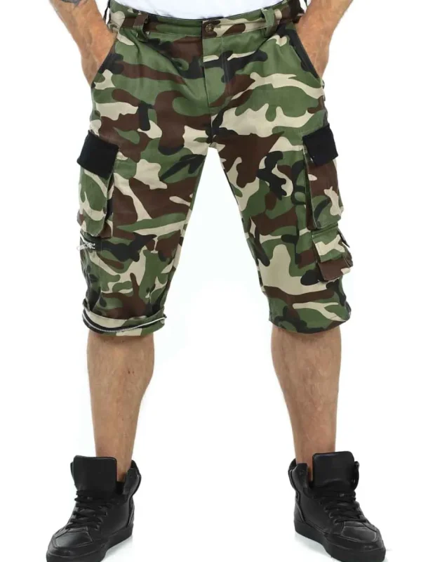 RD 2 In 1 Bukser/Shorts - Camo^Rockdenim Online