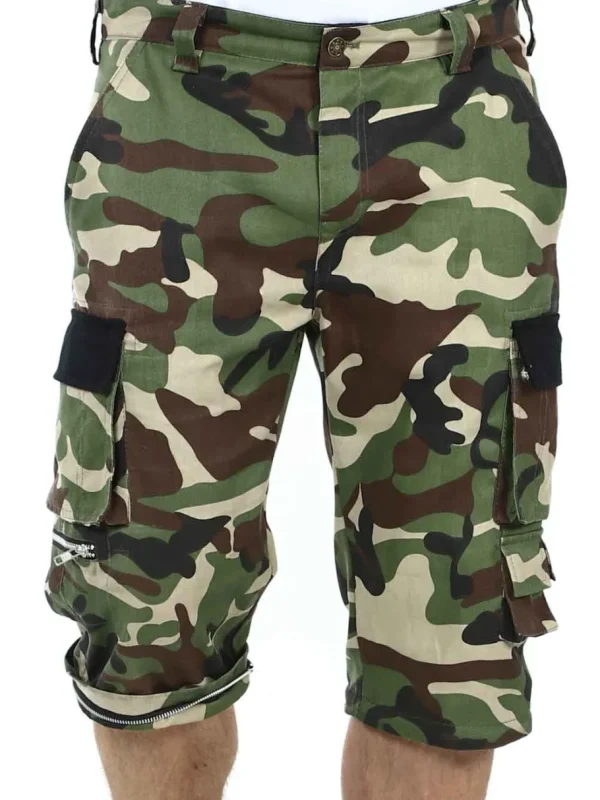 RD 2 In 1 Bukser/Shorts - Camo^Rockdenim Online