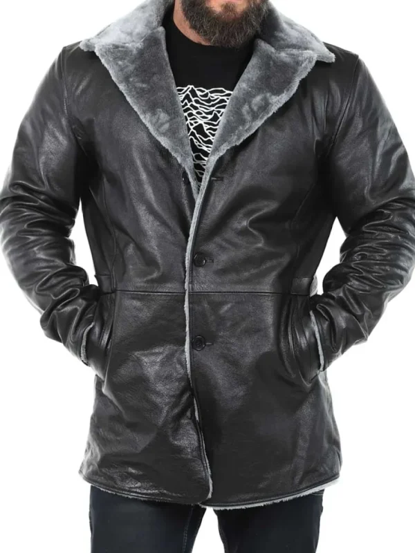RD Arcane Foret Skindfrakke - Sort^Rockdenim Online