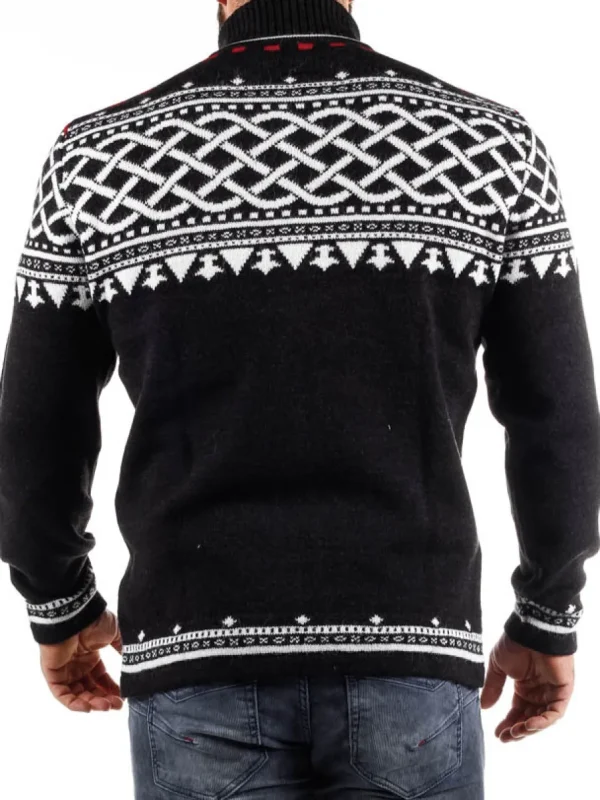 RD Balder Cashmere Strikket Trøje - Sort^RockDenim Hot