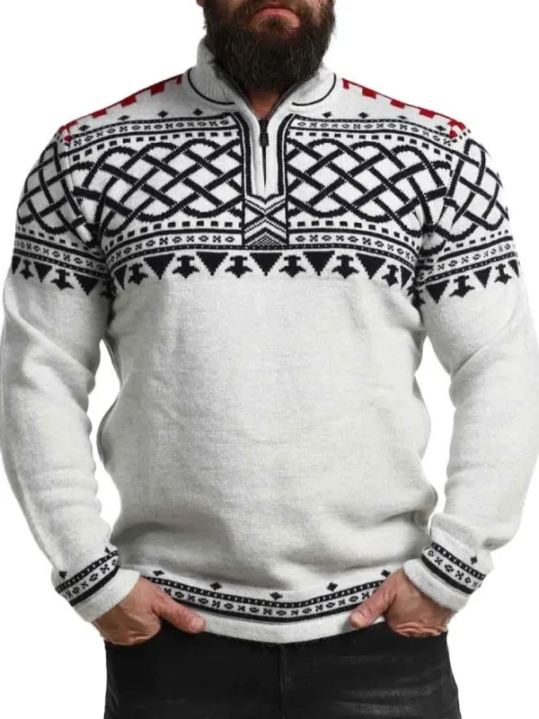 RD Balder Cashmere Strikket Trøje - Lysegrå^Rockdenim Online