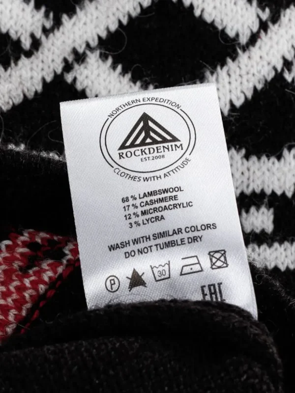 RD Balder Cashmere Strikket Trøje - Sort^RockDenim Hot