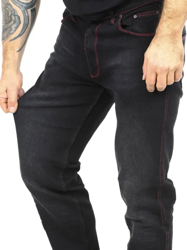RD Blackfire Jeans - Sort^Rockdenim Outlet