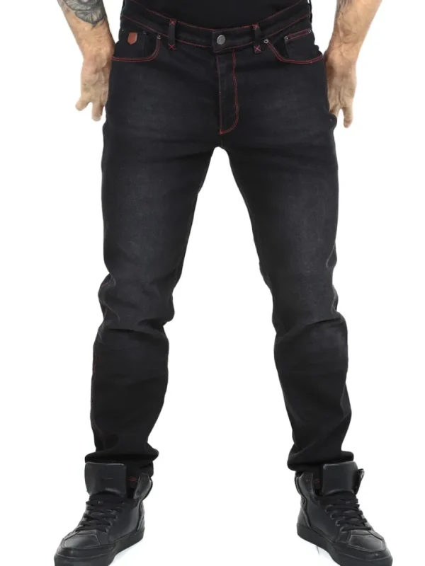 RD Blackfire Jeans - Sort^Rockdenim Outlet