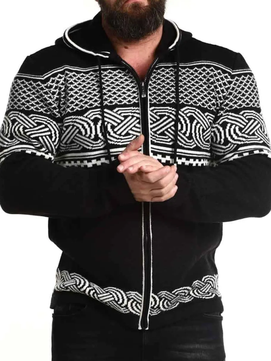 rd_brage_cashmere_cardiga_6-1.webp RD Brage Cashmere Cardigan - Sort/Hvid^Rockdenim Sale