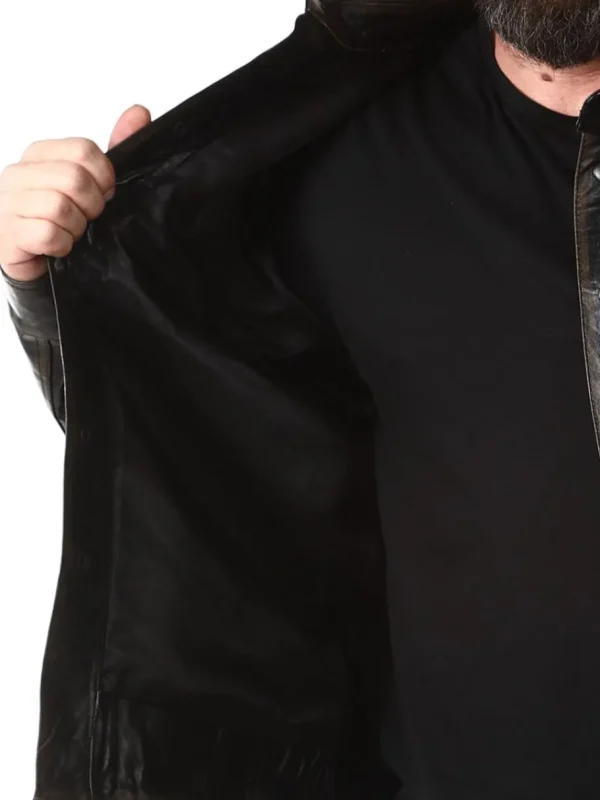 RD Buffallo Læderskjorte - Sort^Rockdenim Discount