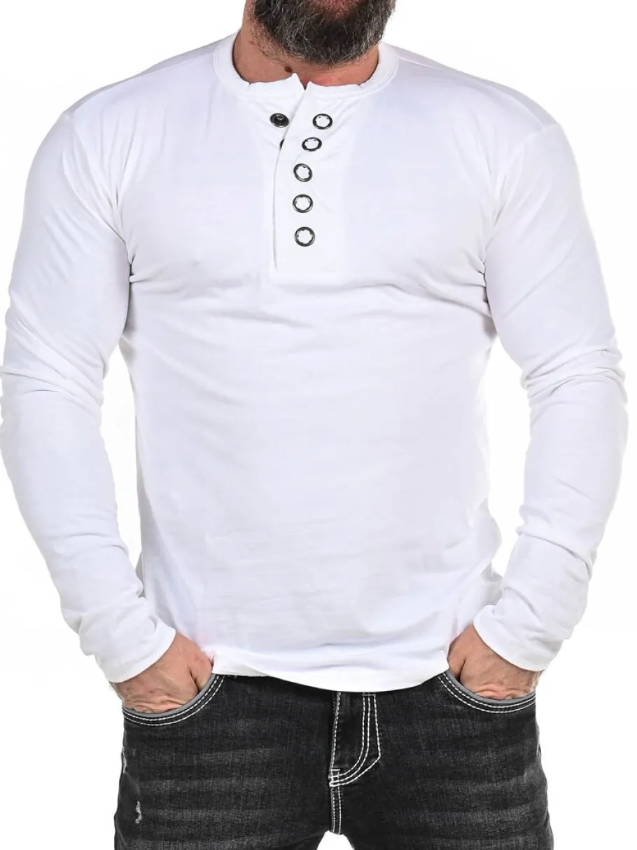rd_button_longsleeve__hvi_0-1.webp RD Button Longsleeve - Hvid^Rockdenim Discount