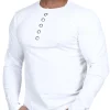 RD Button Longsleeve - Hvid^Rockdenim Discount