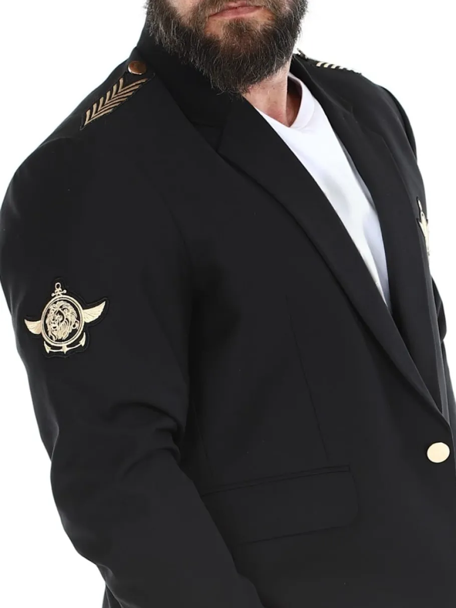 rd_captain_blazer__sort_6.webp RD Captain Blazer - Sort^Rockdenim Sale