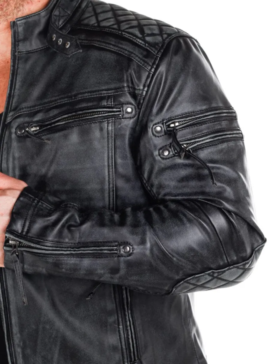 rd_carbon_pu_skindjakke___1.webp RD Carbon PU Skindjakke - Dirty Black^RockDenim Hot