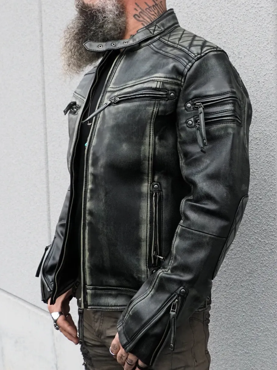 rd_carbon_pu_skindjakke___5.webp RD Carbon PU Skindjakke - Dirty Black^RockDenim Hot
