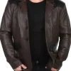RD Crocodile Skindblazer - Brun/Sort^Rockdenim Sale