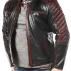 RD Driver Skindjakke - Sort/Rød^Rockdenim New