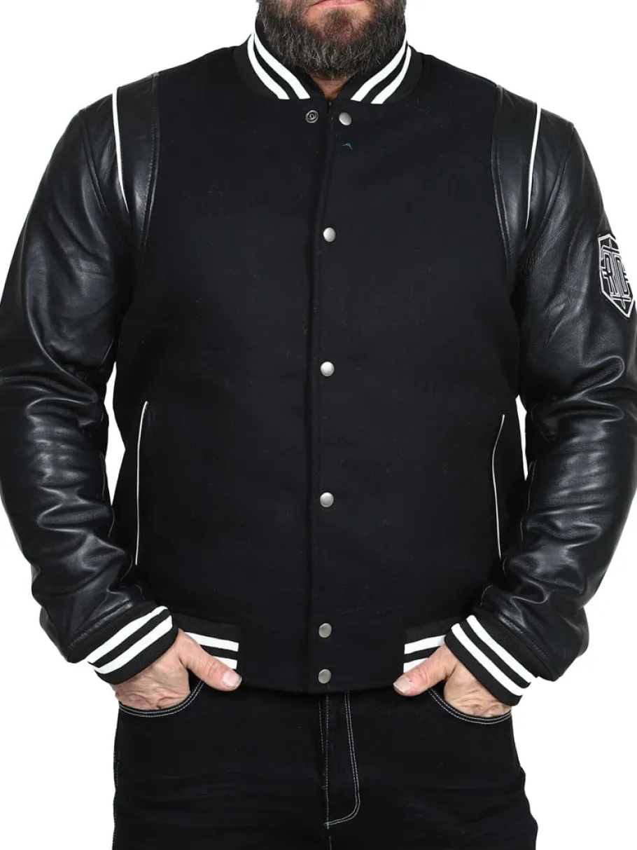 rd_enforcer_collegejakke__5.webp RD Enforcer Collegejakke - Sort^Rockdenim Sale