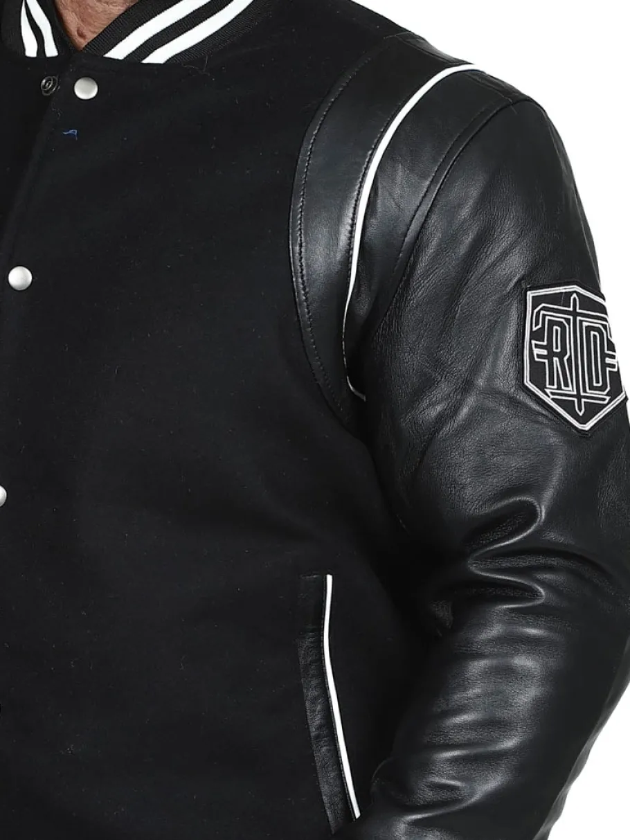 rd_enforcer_collegejakke__7.webp RD Enforcer Collegejakke - Sort^Rockdenim Sale