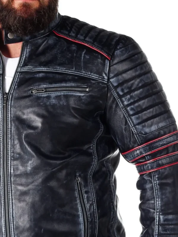 RD Exclusive Zone Skindjakke - Sort^RockDenim Clearance