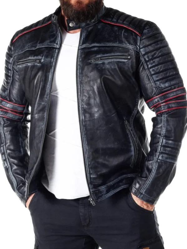 RD Exclusive Zone Skindjakke - Sort^RockDenim Clearance