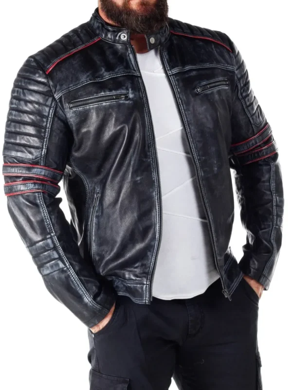 RD Exclusive Zone Skindjakke - Sort^RockDenim Clearance