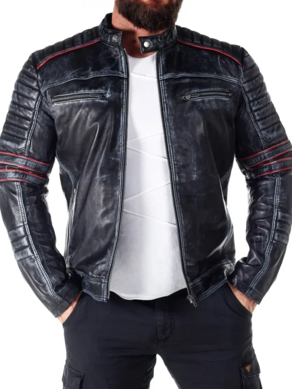 RD Exclusive Zone Skindjakke - Sort^RockDenim Clearance