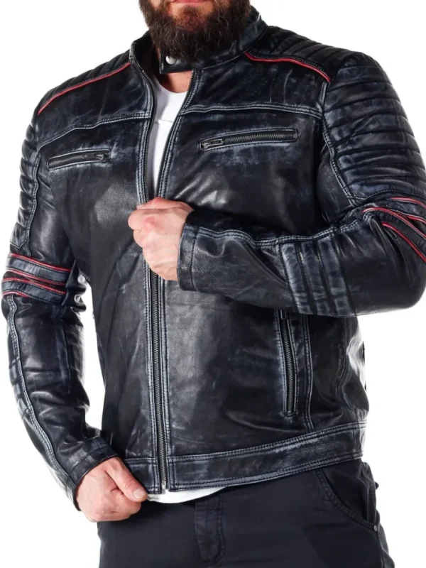 RD Exclusive Zone Skindjakke - Sort^RockDenim Clearance