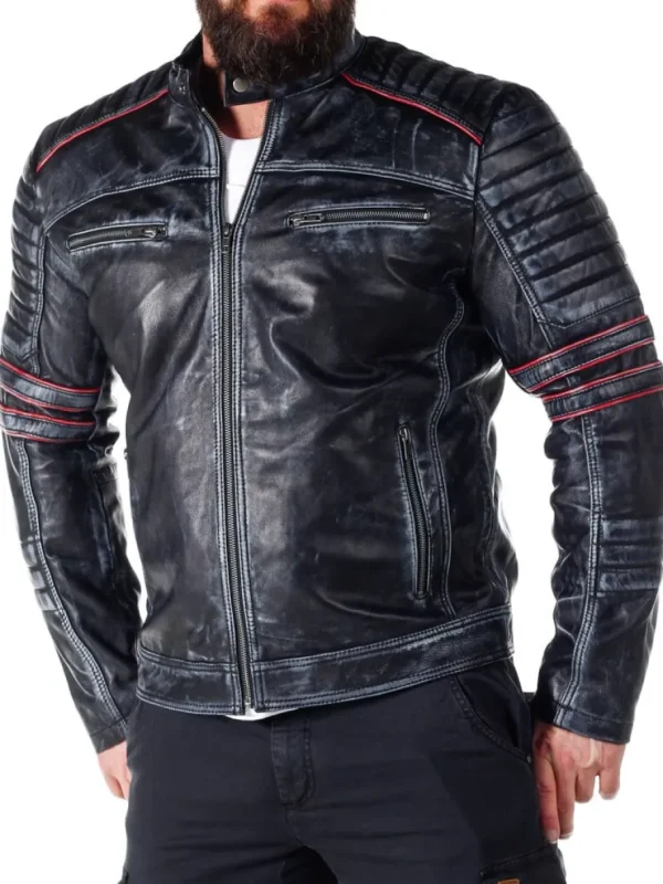 RD Exclusive Zone Skindjakke - Sort^RockDenim Clearance
