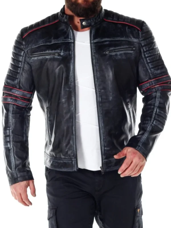 RD Exclusive Zone Skindjakke - Sort^RockDenim Clearance