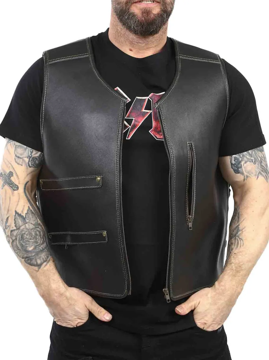 rd_heavy_biker_skindvest__2.webp RD Heavy Biker Skindvest - Sort^Rockdenim Online