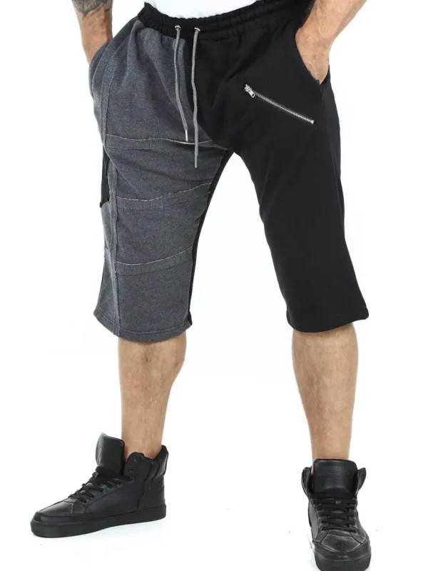 RD Heavy Ripped Bermuda Shorts - Sort/Grå^Rockdenim Discount