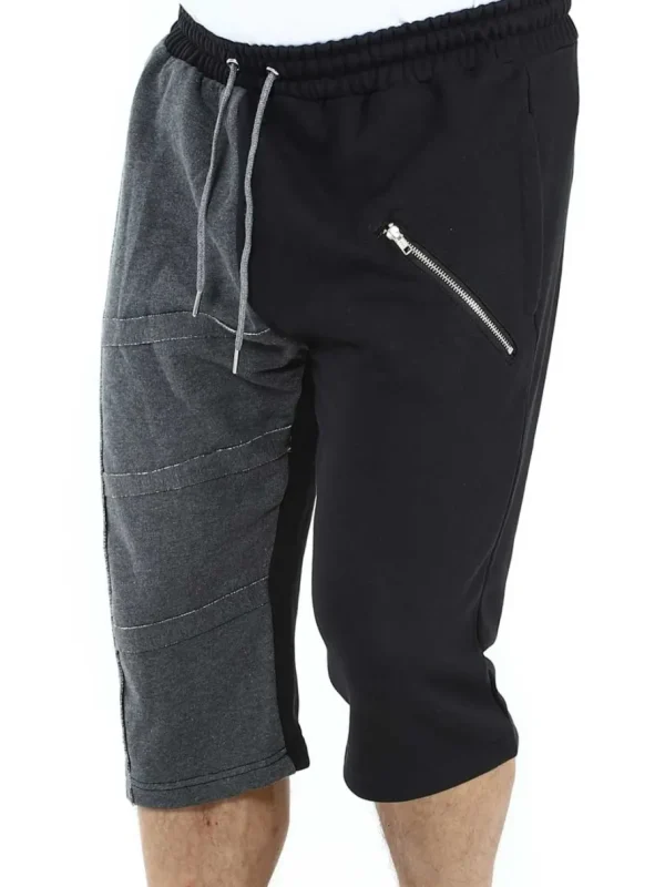 RD Heavy Ripped Bermuda Shorts - Sort/Grå^Rockdenim Discount