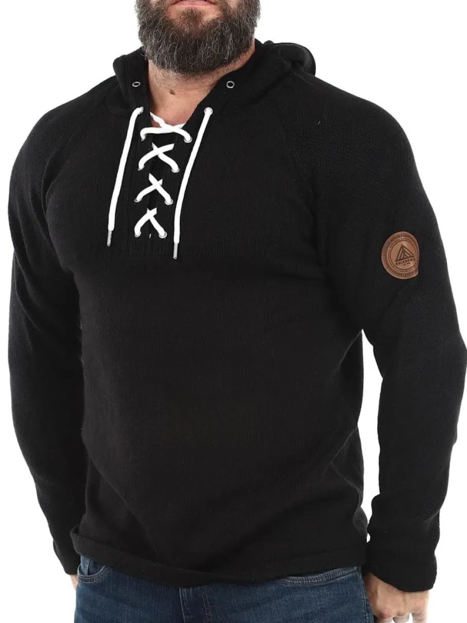 rd_hero_cashmere_strikket_0.webp RD Hero Cashmere Strikket Trøje - Sort^Rockdenim Discount