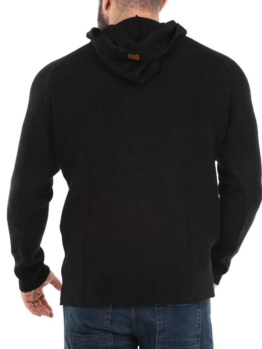rd_hero_cashmere_strikket_1.webp RD Hero Cashmere Strikket Trøje - Sort^Rockdenim Discount